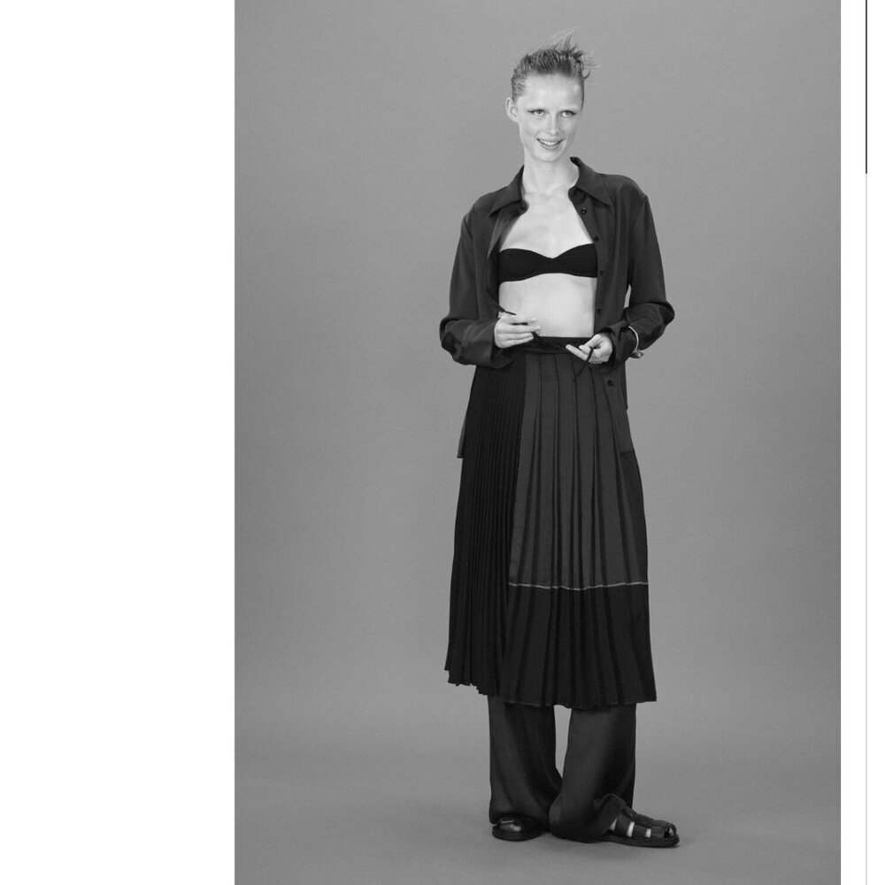 ZARA PLEATED SKIRT LIMITED EDITION Size S NWT